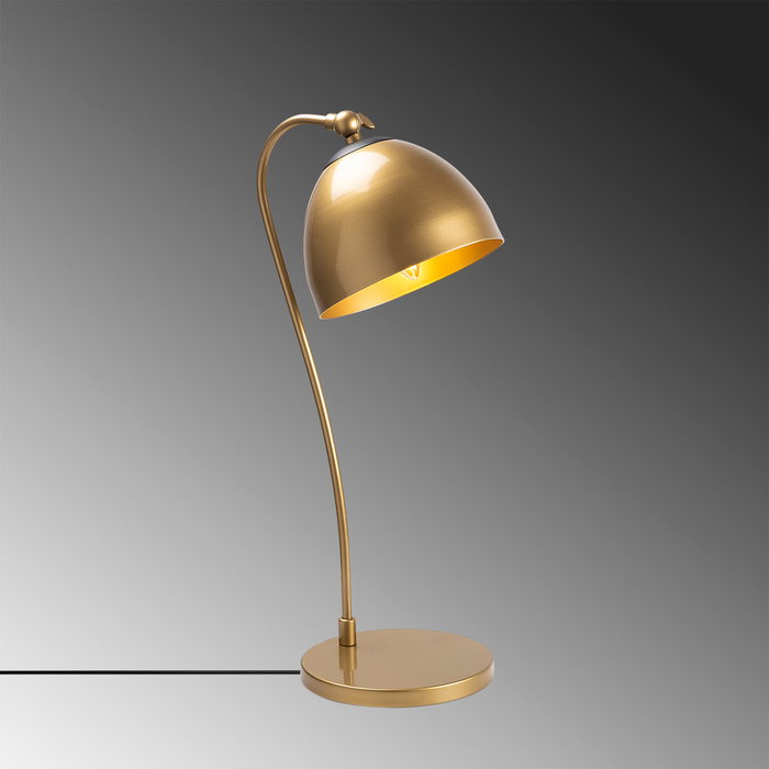 Opviq Acuka12296 Lámpara de Mesa Dorada
